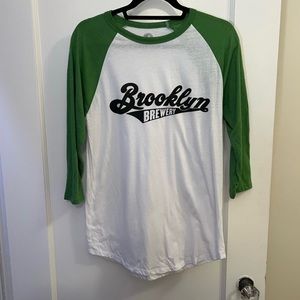 Brooklyn Brewery 3/4 Length Sleeve Baseball Tee